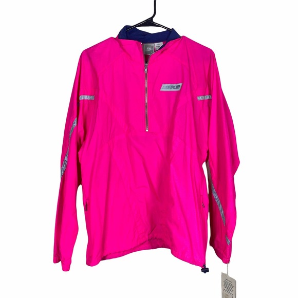 Deadstock Vintage Nike Windbreaker Half Zip sz L - Picture 1 of 7